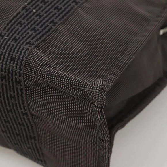 HERMES Sac A Dos MM Backpack Canvas Gray - Picture 10 of 16